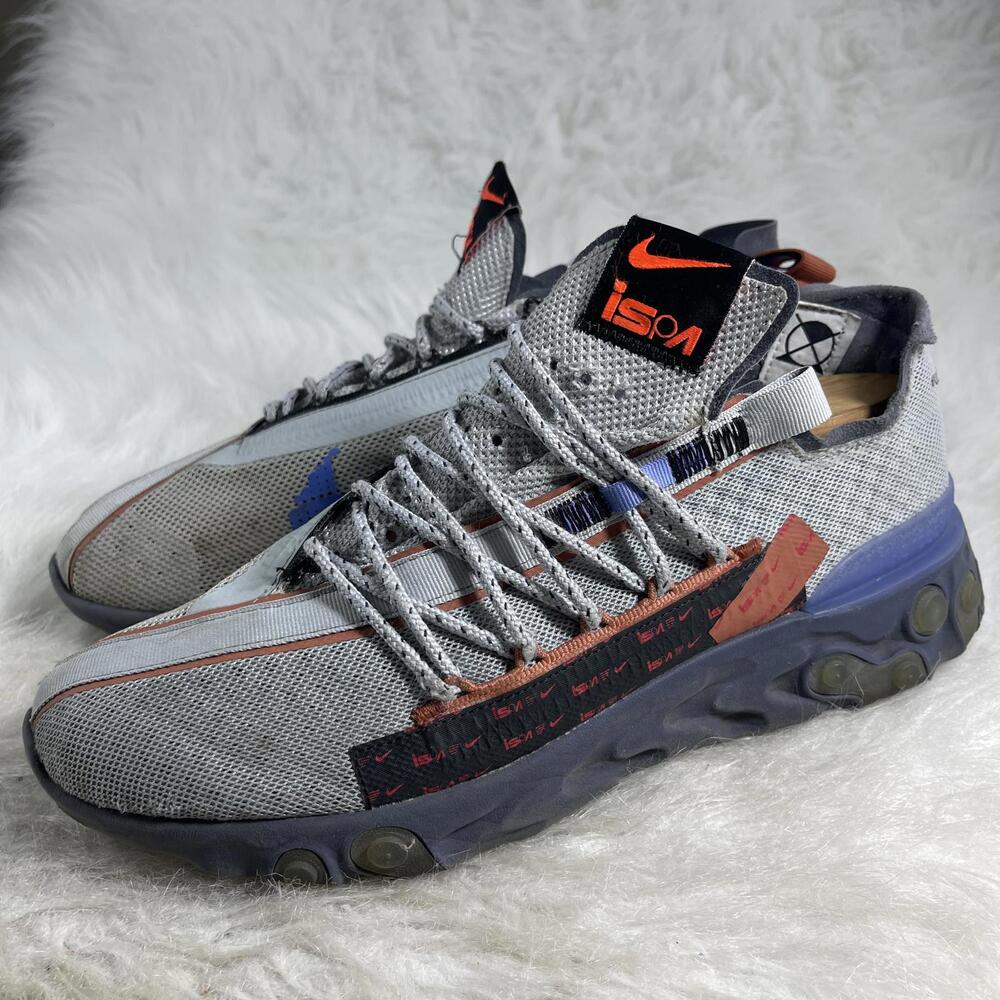 Nike iSPA React Low Wolf Grey Men's Sneakers size 10.5